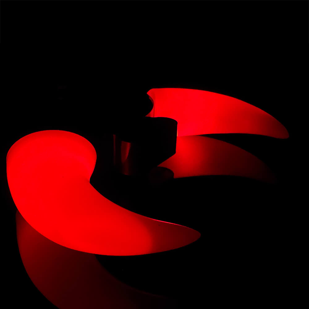 LED Leuchthaarreifen Teufelshörner - Rot