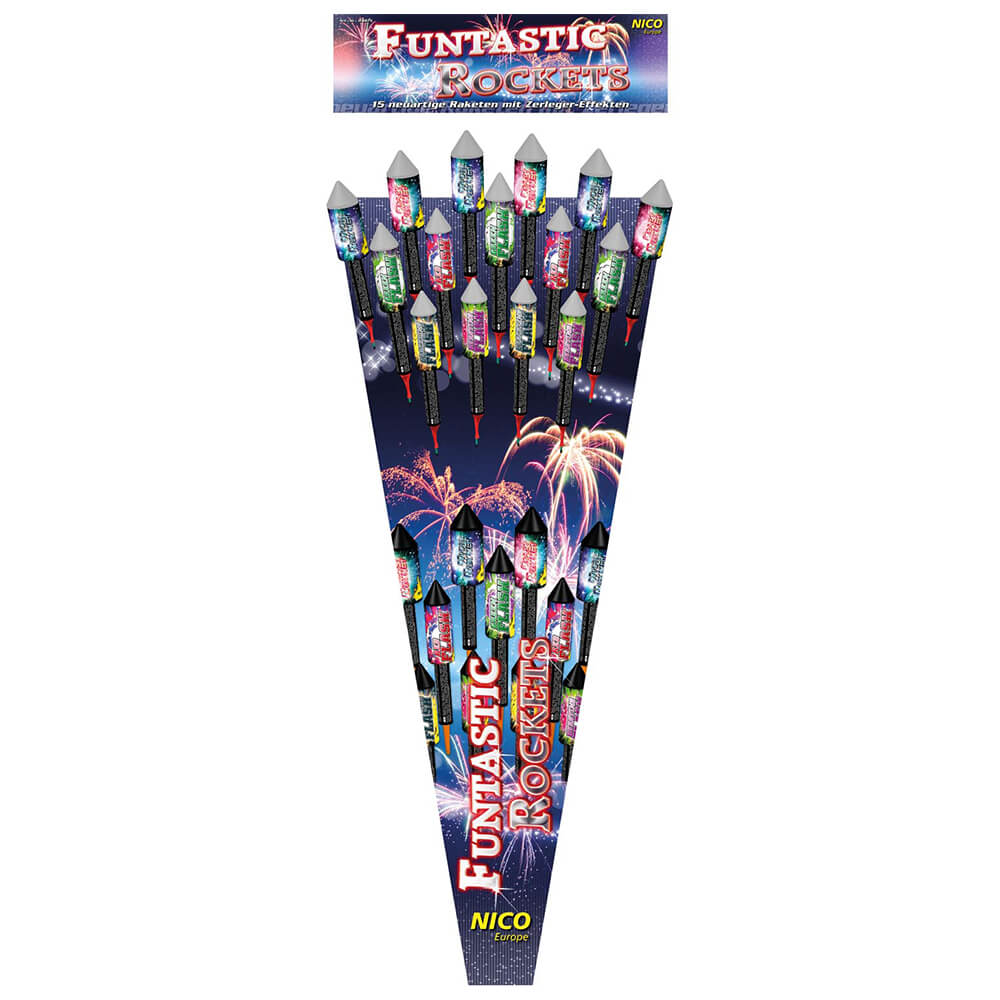 Funtastic Rockets, 15er-Raketen.-Btl.