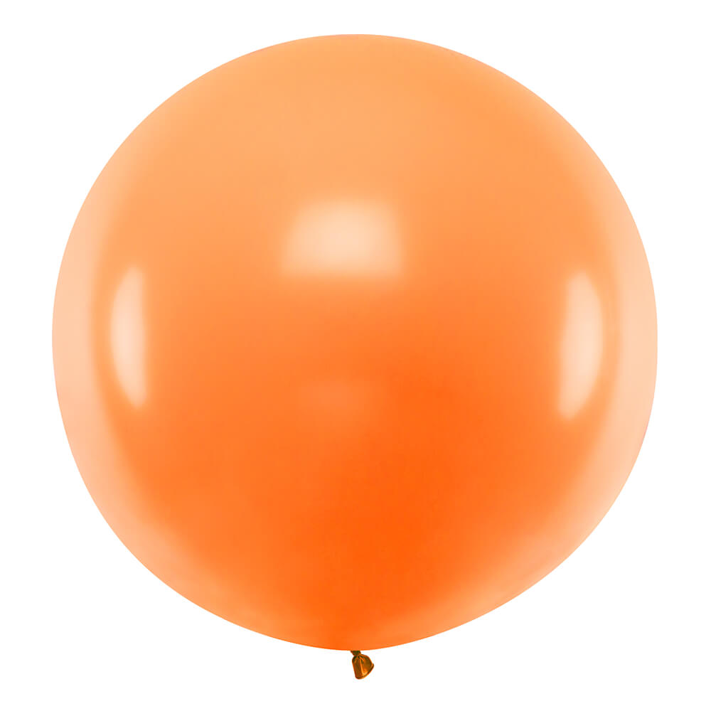 XXL Ballon Pastel Orange, 100 cm