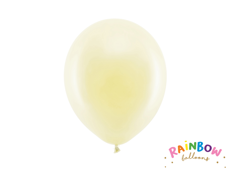 Luftballon Creme 23cm, 10 Stk