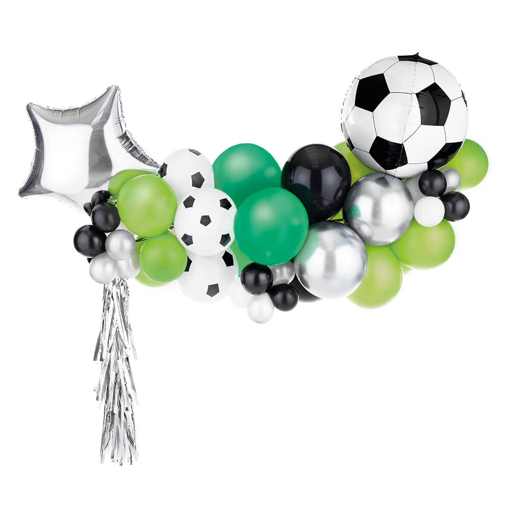 Ballongirlande - Fußball, Mix, 150x136cm