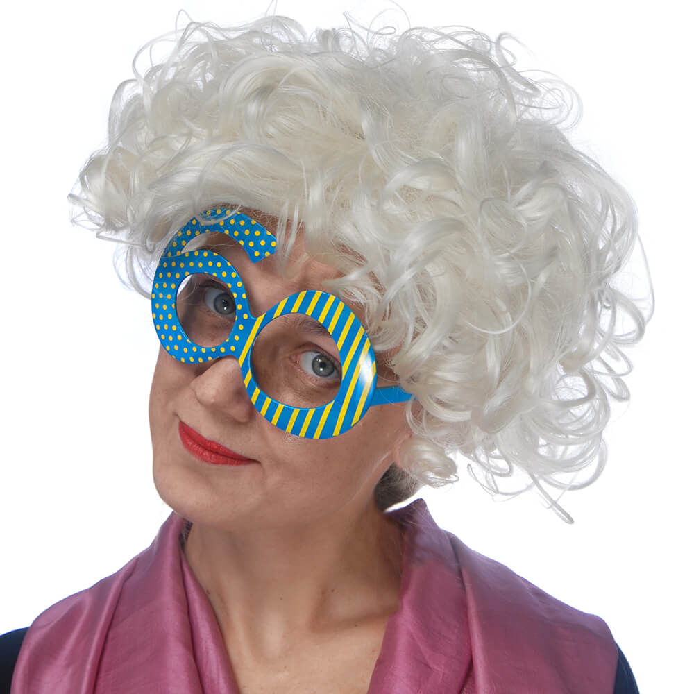 Brille 60, blau