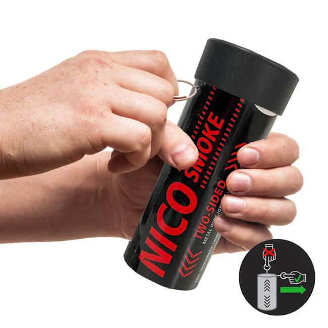 Nico Smoke Two-Sided 50 s, Rot