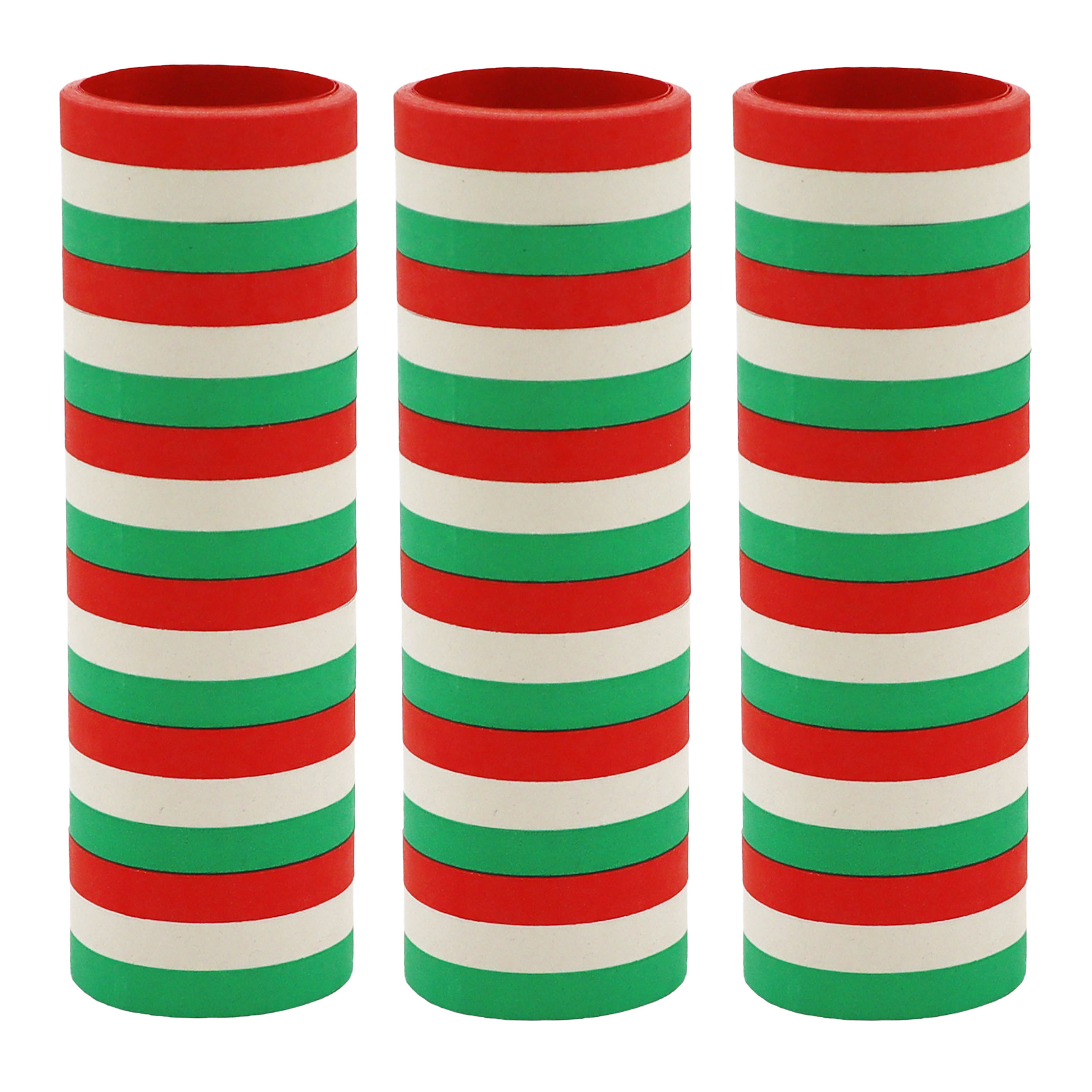 3x Luftschlange Italien L. 4 Meter
