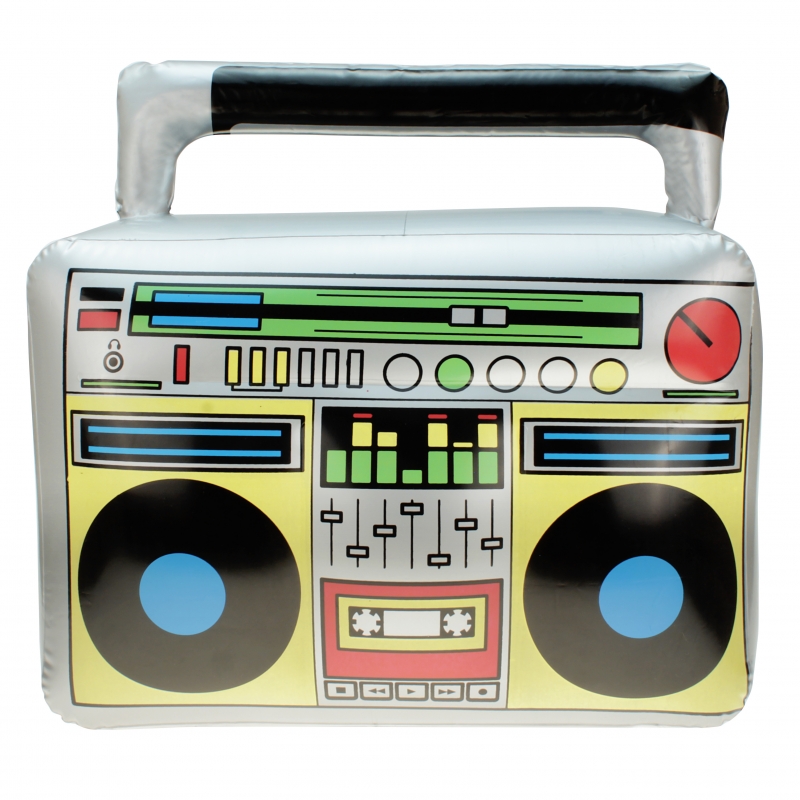 Aufblasbarer Ghettoblaster 45 cm