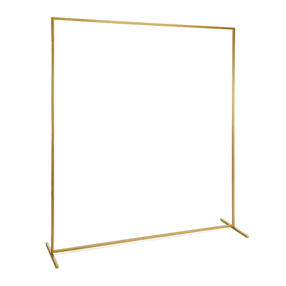 Kulissenständer Rahmen Gold, 200 x 200 cm