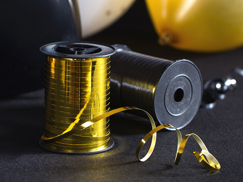 Geschenkband, Gold, 5mm / 225m