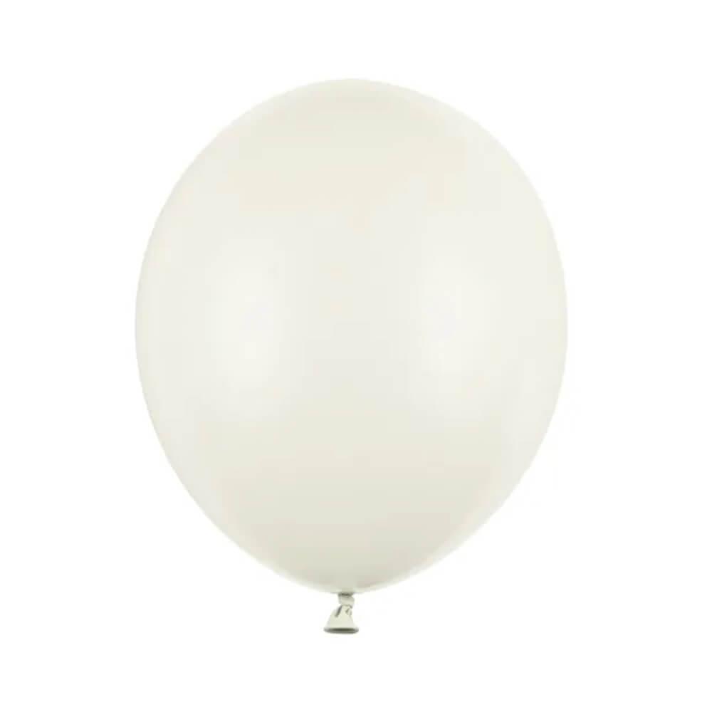 Luftballon Extra Stark Light Creme 30cm, 10 Stück