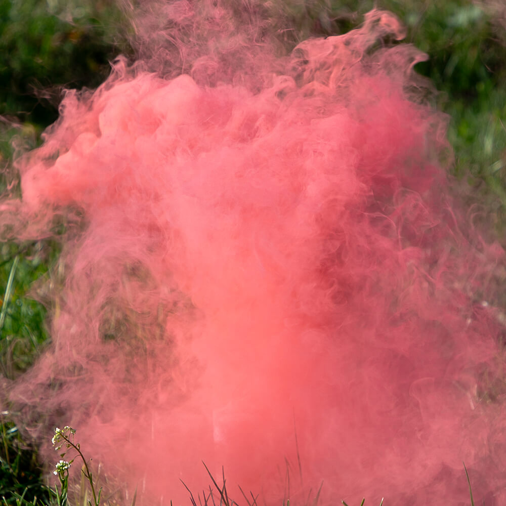 Rauchbombe Gender Reveal - It's a Girl, Rosa