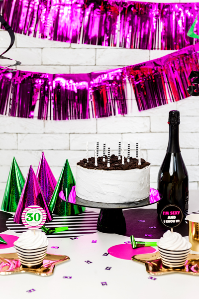 Partytröten Farbmix, 6 Stk.