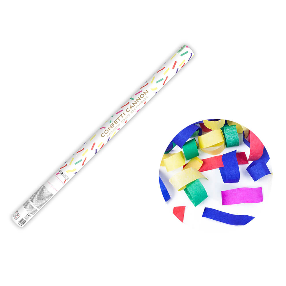 Party Popper Paper multicolour Konfetti 80cm