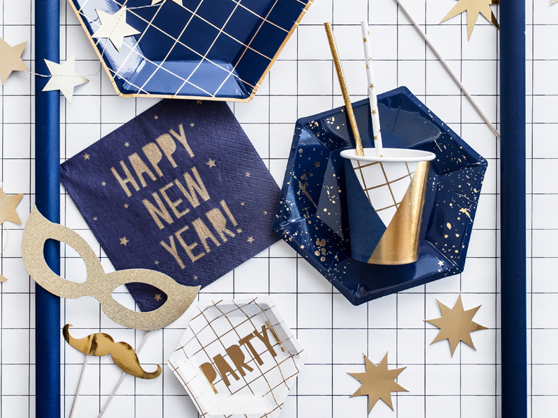 Foto Requisiten Mix, Gold - 8er set
