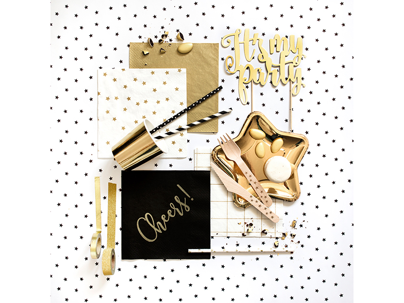Dekoband Goldmix, 4er Set