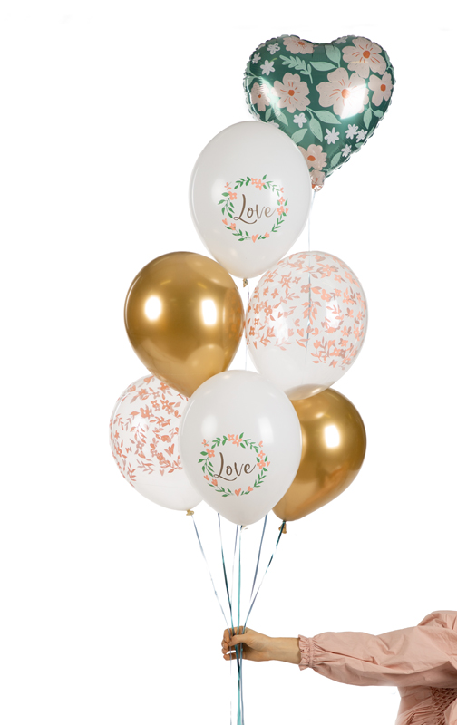 Luftballons Love, Mix, 30cm, 6 Stk