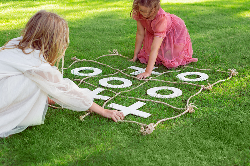 Tic-Tac-Toe Spiel Outdoor, ca. 120 x 112cm