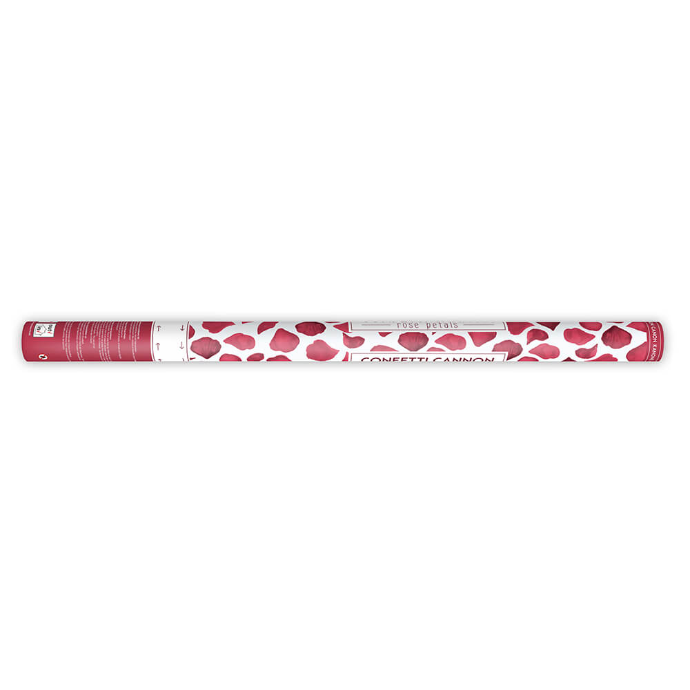 Party Popper Rosenblätter-Konfetti, rot Papier, 80cm