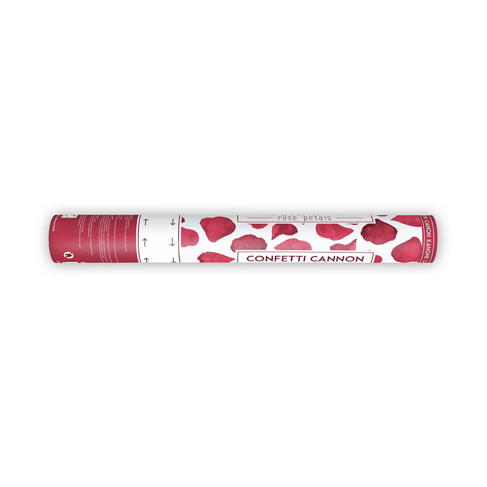 Party Popper Rosenblätter-Konfetti, rot Papier, 40cm