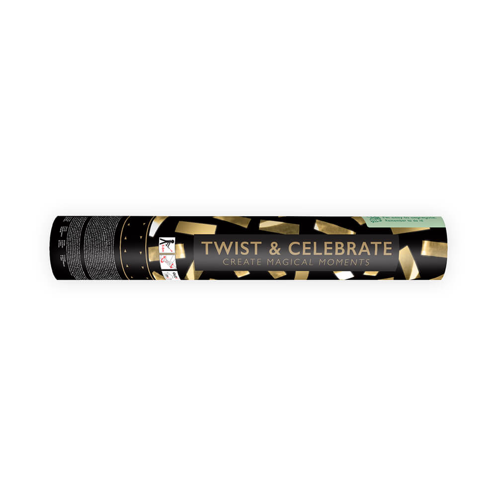 Party Popper Goldmetallic Konfetti 28cm