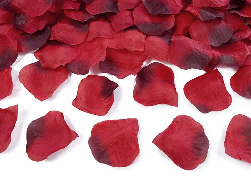 Rosenblätter im Beutel, Tiefrot - 500 Stk