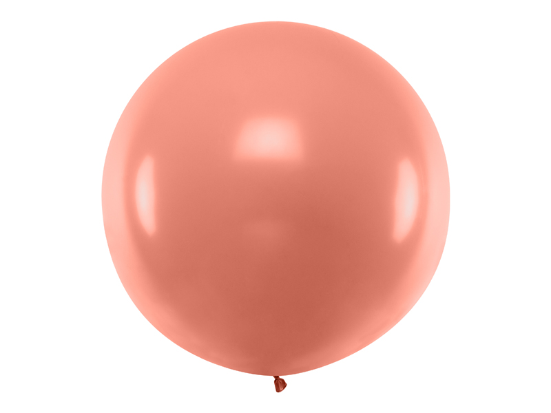 XXL Ballon Metallic Roségold, 100 cm
