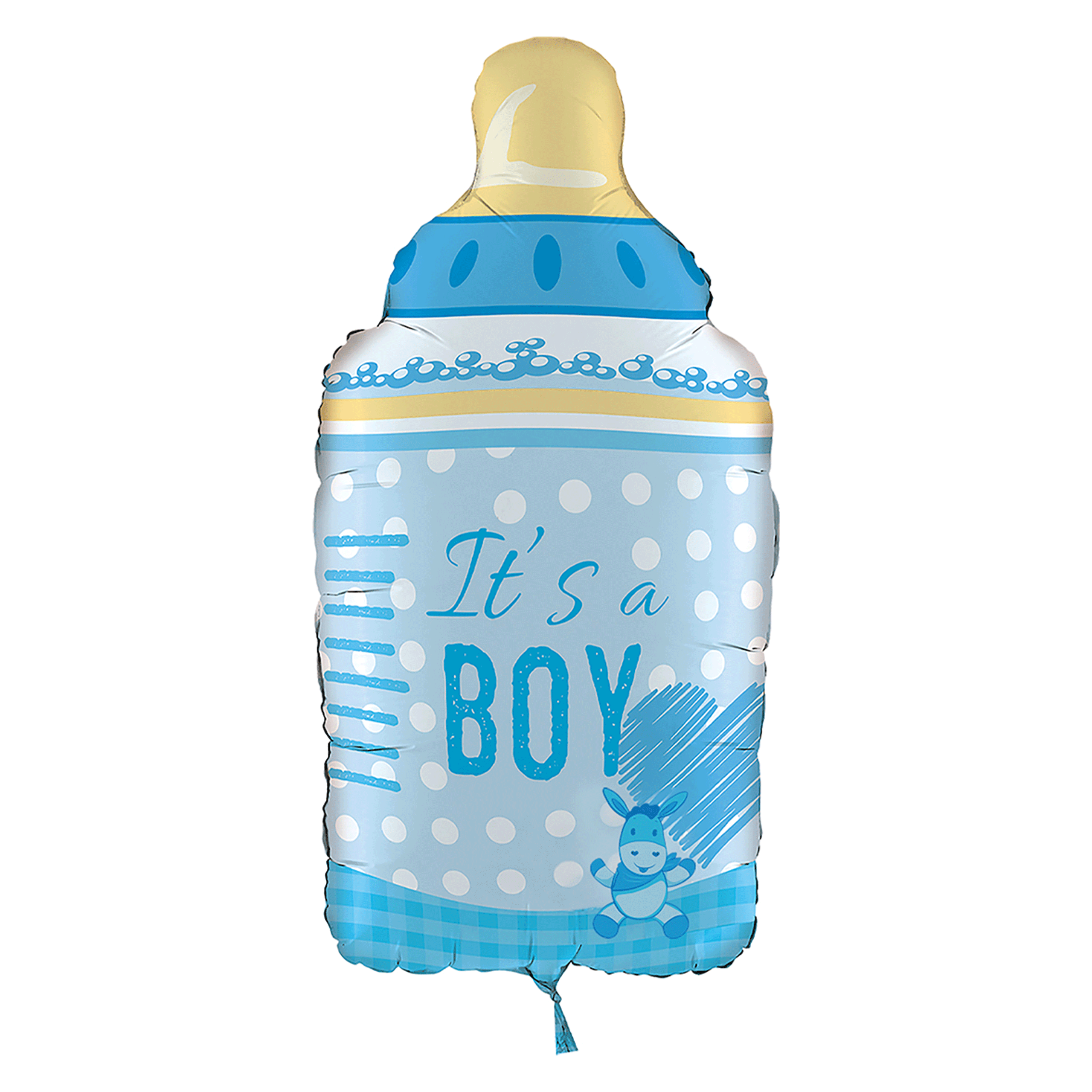 Folienballon Flasche it is a boy 72cm
