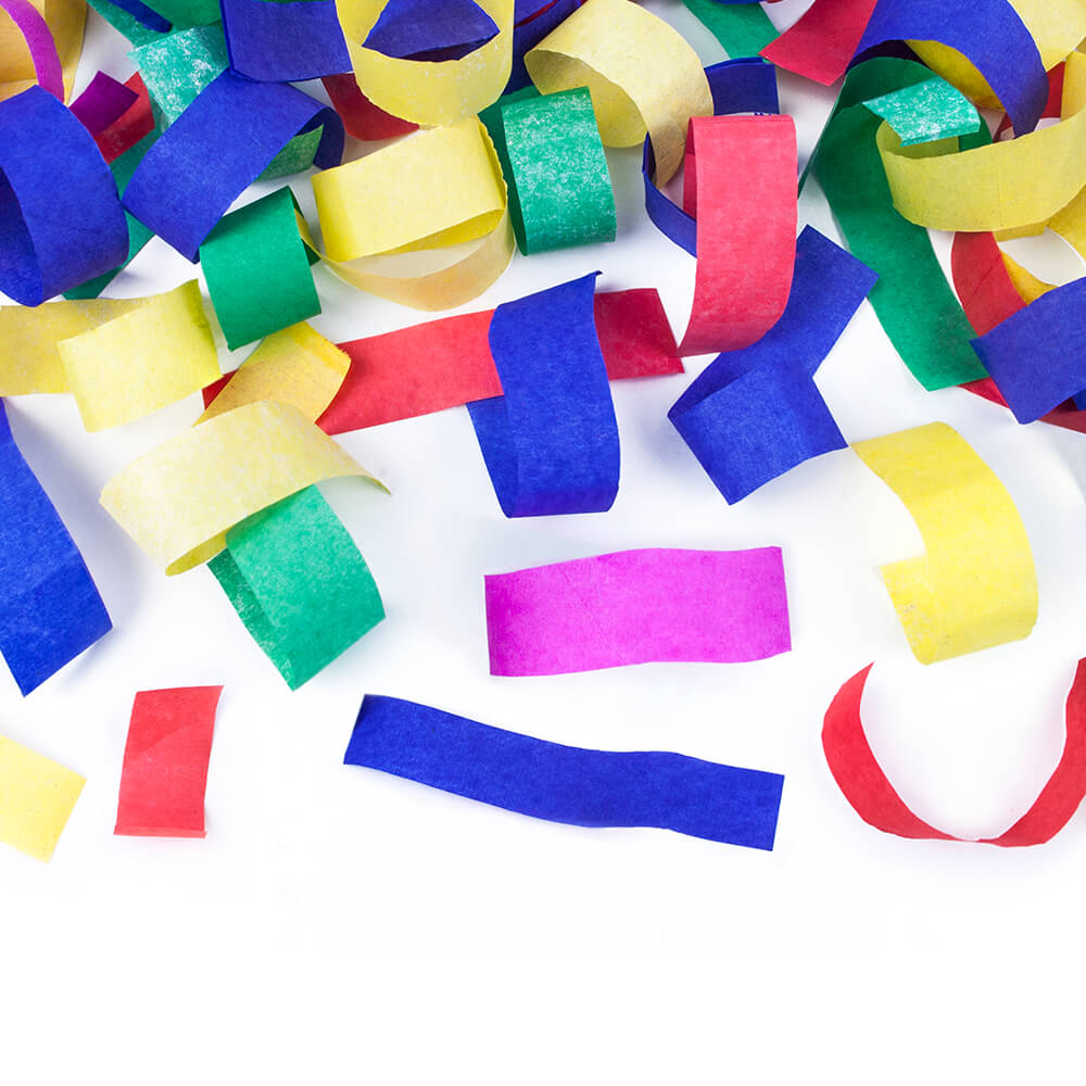 Party Popper Paper multicolour Konfetti 20cm