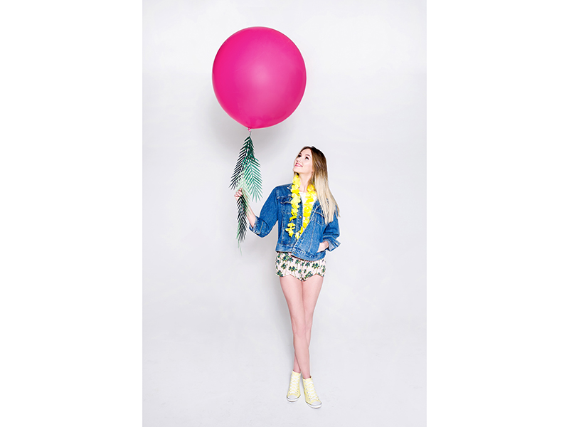 XXL Ballon Fuchsia, 100 cm