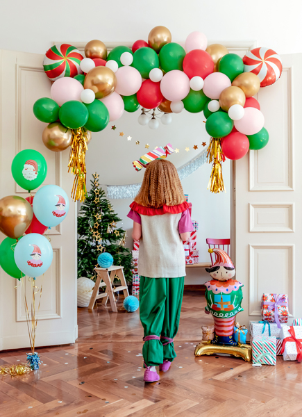 Ballongirlande Bonbons Mix, 170 x 155 cm