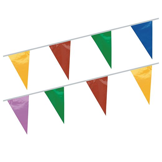 Wimpelkette 20 m - bunt - 5 Stk