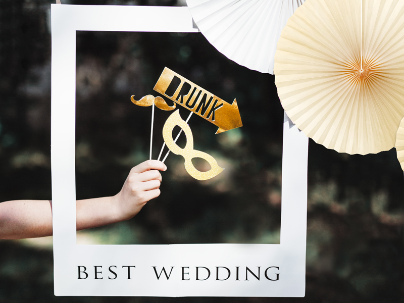 Fotorahmen-Set mit Requisiten