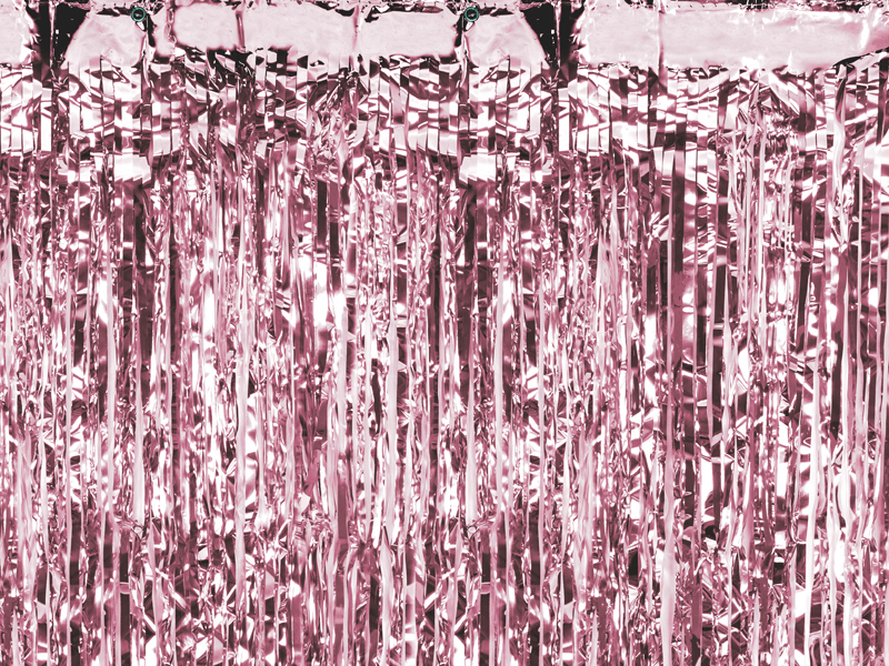 Partyvorhang rosagold, 90x250cm
