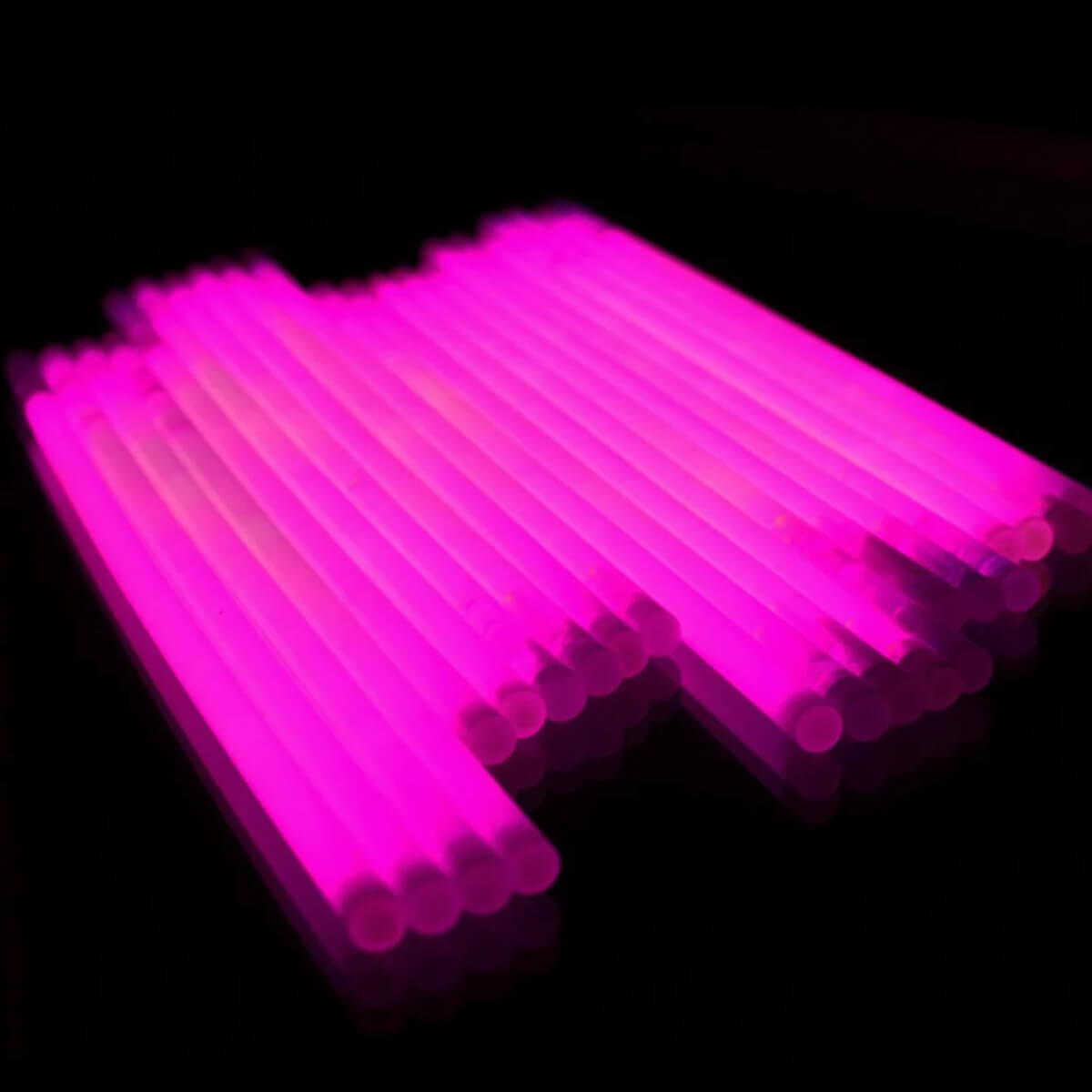 Knicklichter 100er Pack -mit 100 Verbindern, Pink