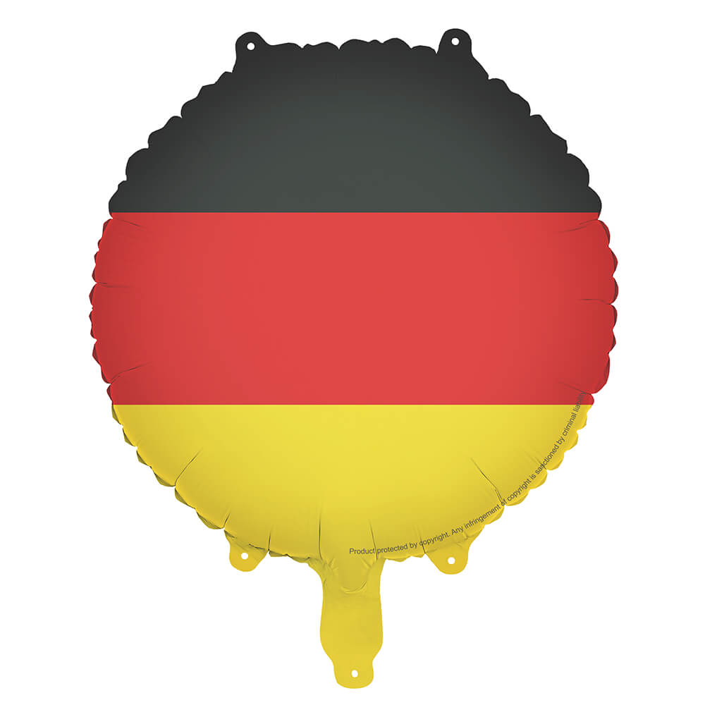 Folienballon Flagge Deutschland, 35 cm