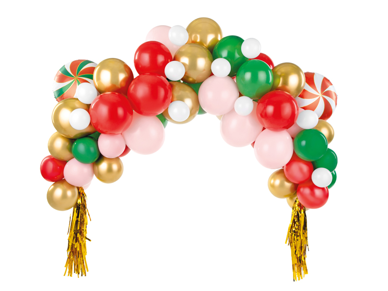 Ballongirlande Bonbons Mix, 170 x 155 cm