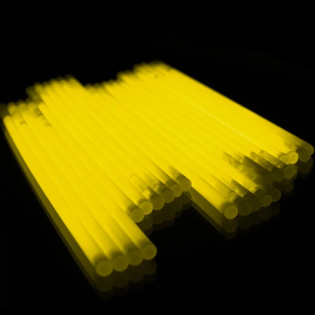 Knicklichter 100er Pack -mit 100 Verbindern, Gelb