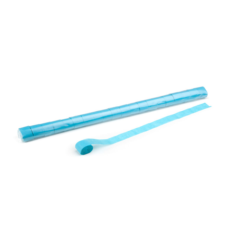 Streamer 10 m x 2,5 cm - Papier Hellblau - 20er Bag