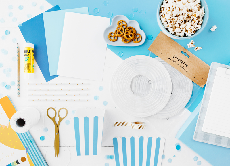 Buntpapier-Set A4 Mix 34 Blatt