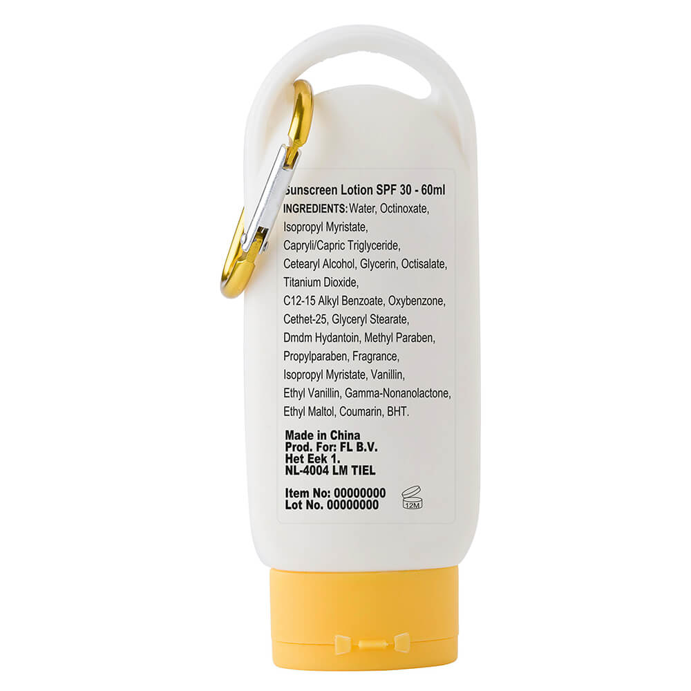 Sonnencreme 60ml mit ihrem Aufdruck