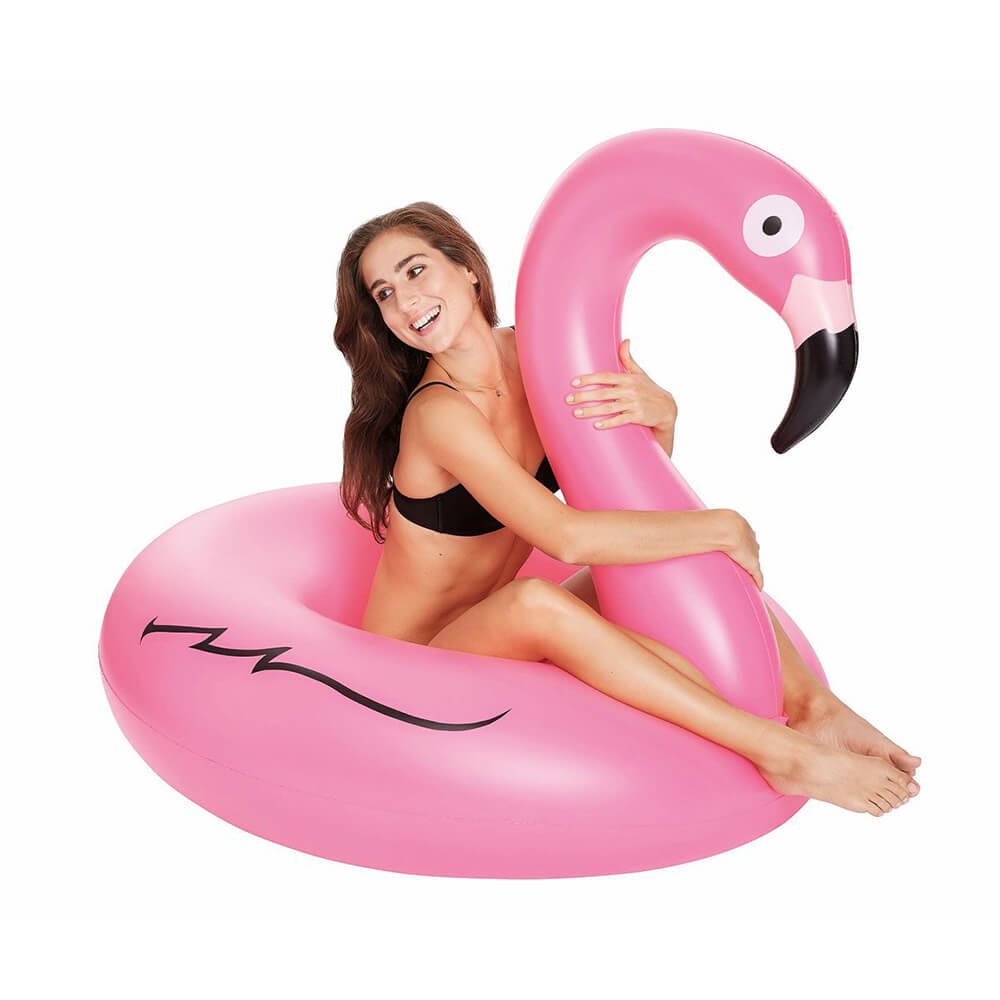 XXL Schwimmring Flamingo 120x120x109 cm