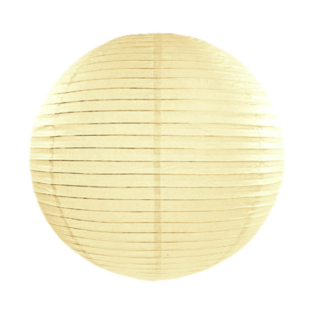 Papierlaterne, creme, 20 cm