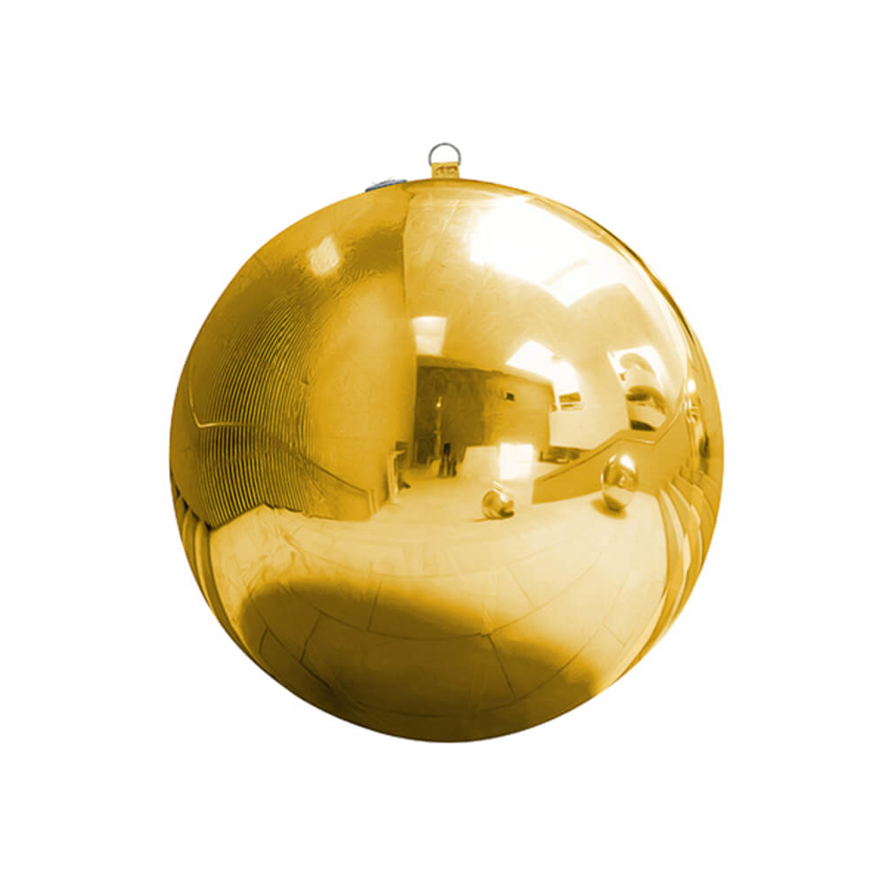 Aufblasbarer Spiegelball, Gold, ca. 90 cm