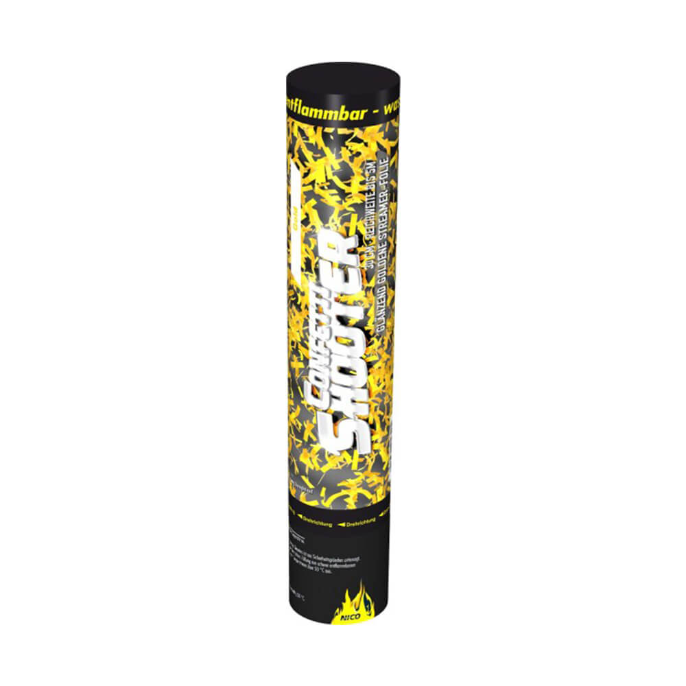 Party Popper Goldmetallic Konfetti 30cm