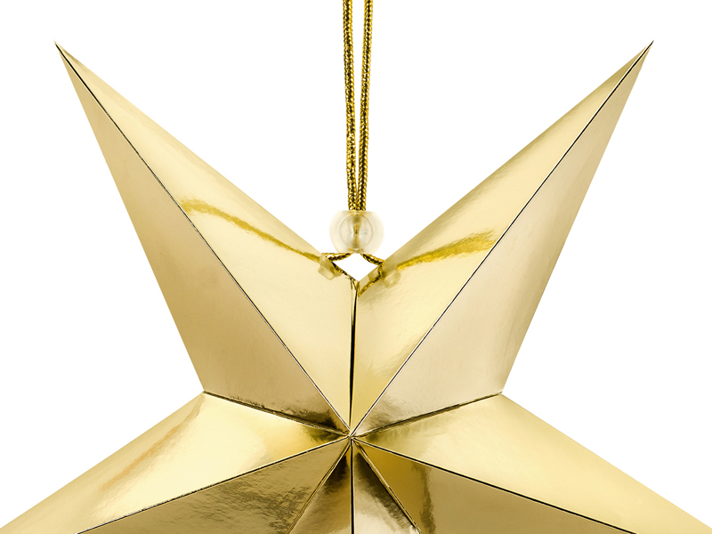 Papierstern, 30cm, gold