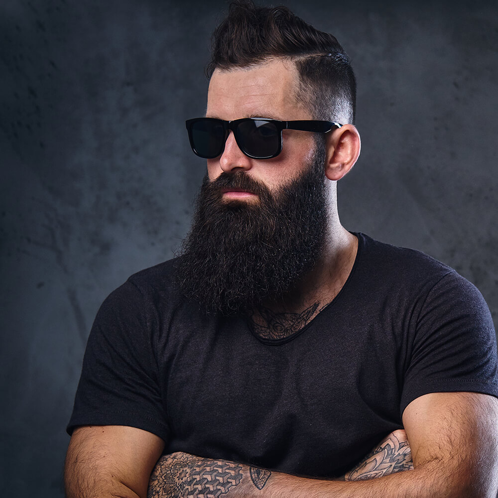 Sonnenbrille Schwarz