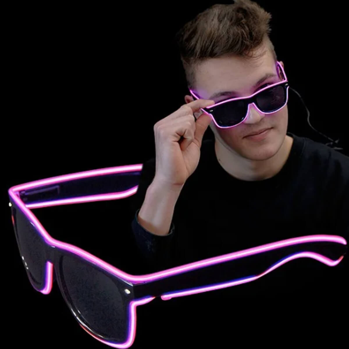 BLINXS EL Neon-Brille BEAM in Pink