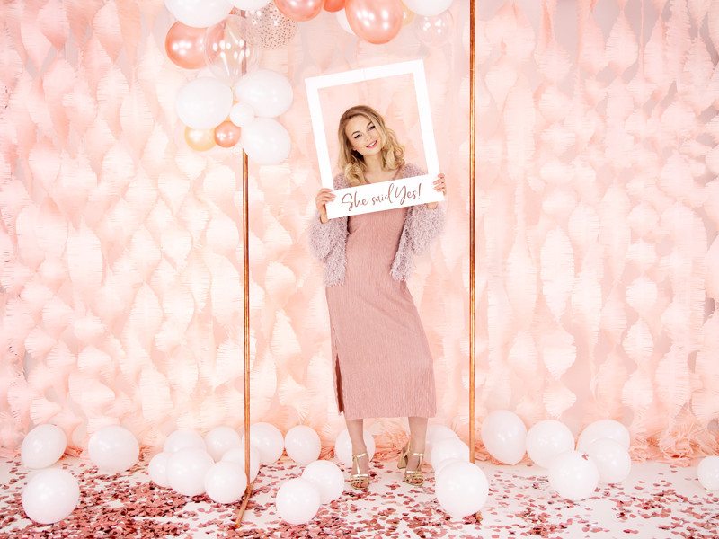 Fotorahmen, She said yes!, 50 x 59,5 cm