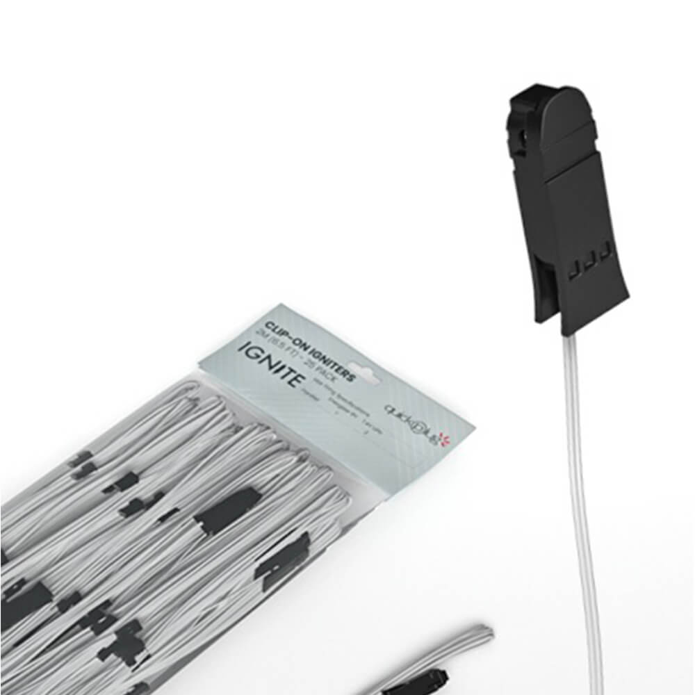 IGNITE 2 Meter Clip-On Zünder, 25 Stück