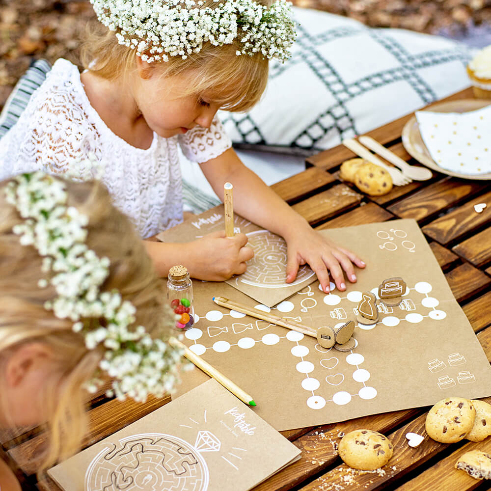 Hochzeits-Spieleset für Kinder