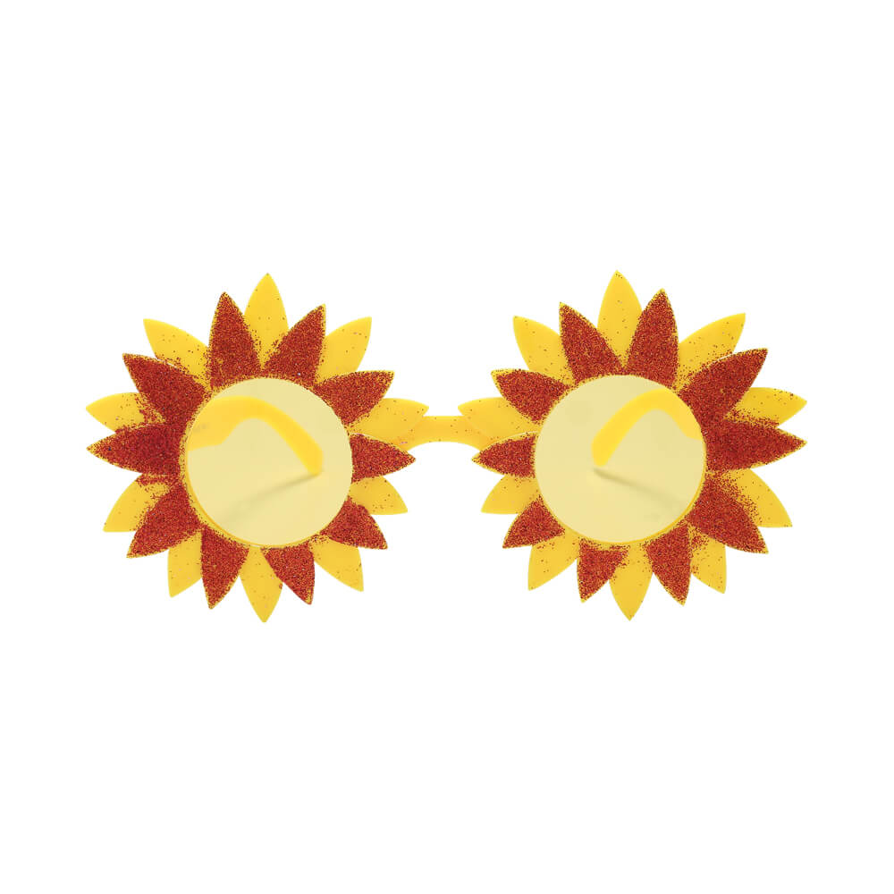 Funbrille Sonnenblume floral