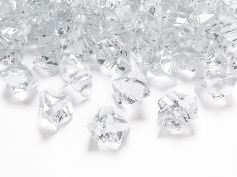 Streudeko Diamanten, 25 x 21 mm - 50 Stk